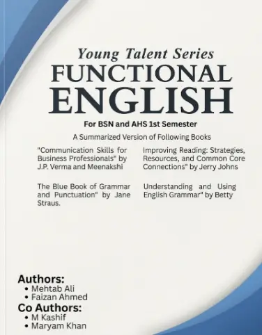Functional English for BSN 1st Semester 1st Edition 2026 by Mehtab Ali