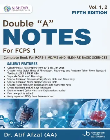 Double A Notes for FCPS 5th Edition 2 Volume set by Dr. Atif Afzal