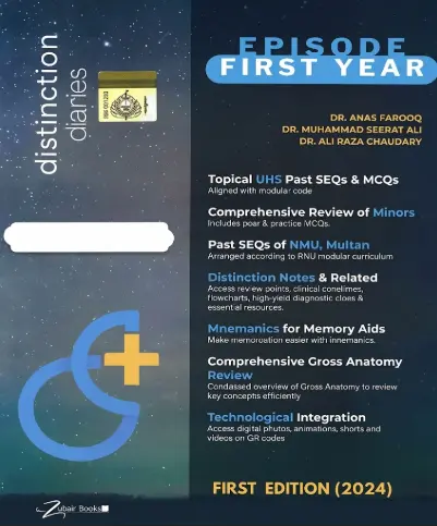 Episode First Year Distinction Diaries 1st Edition by Dr. Ali Raza Chaudhary