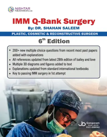 IMM Q-BANK Surgery Revised 6th Edition by Dr. Shahan Saleem